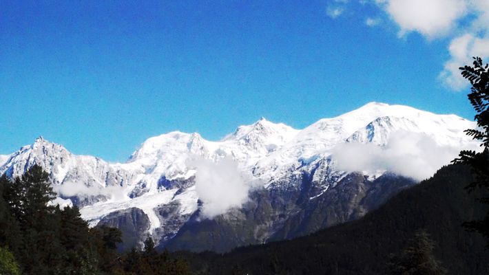 Mont-Blanc Blick