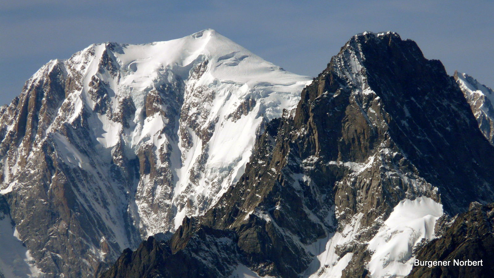 Mont Blanc das Dach der Alpen.