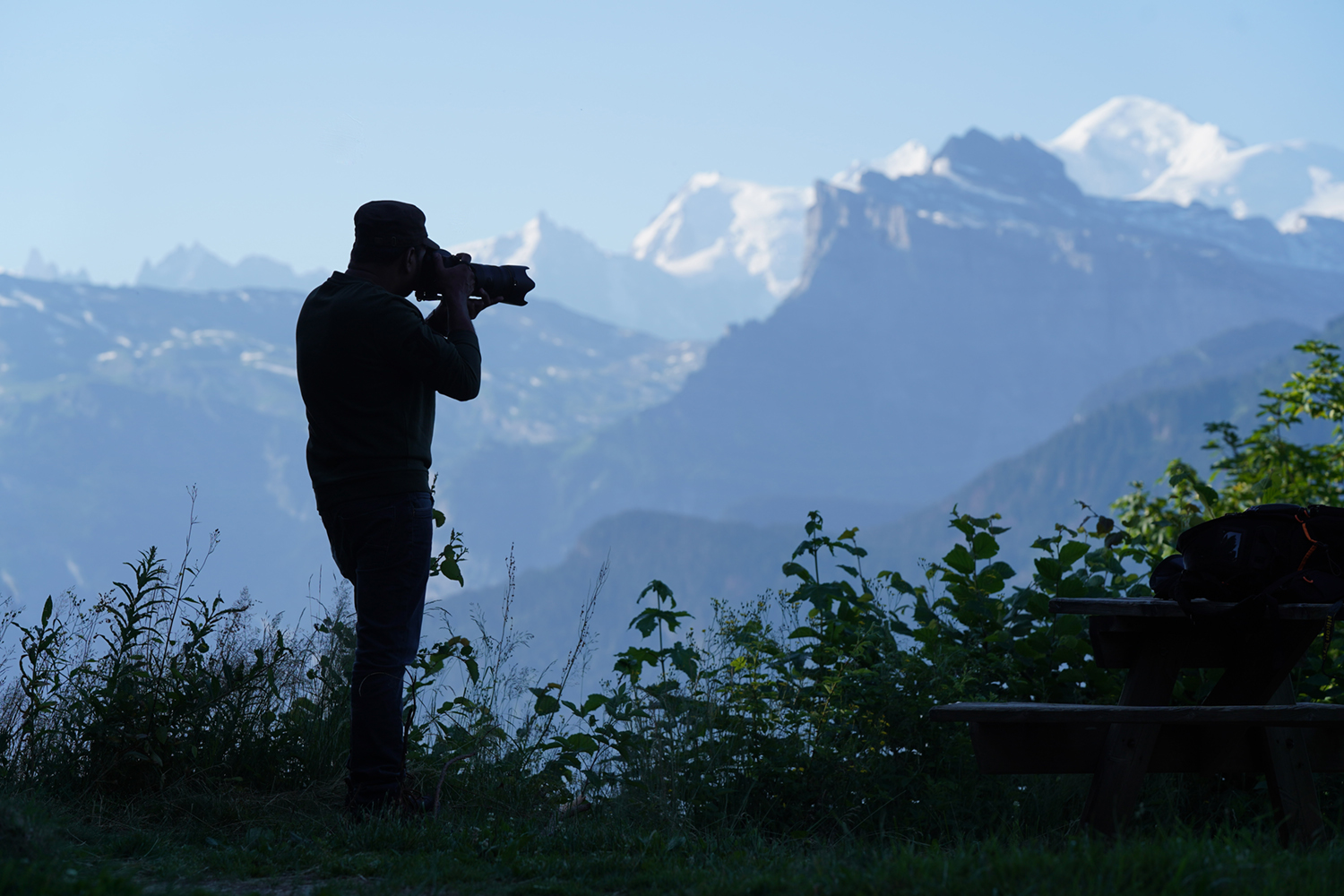 Mont Blanc im Visier