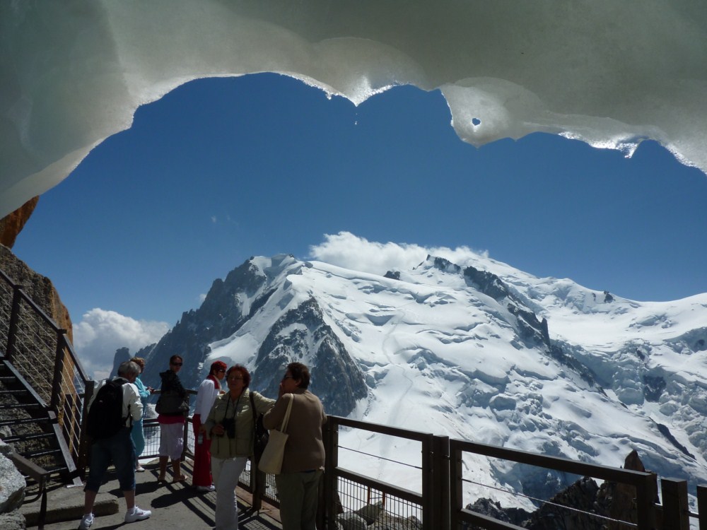 Mont Blanc ohne Wolken