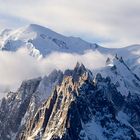 Mont Blanc und Aguille du Midi