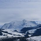 Mont Blanc under clouds