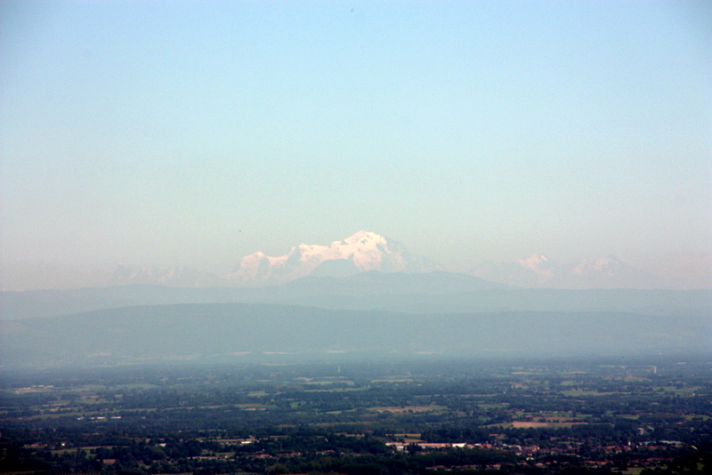 Mont Blanc vu du Beaujolais