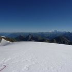 mont  blanc vue du glacier "peclet poslet"