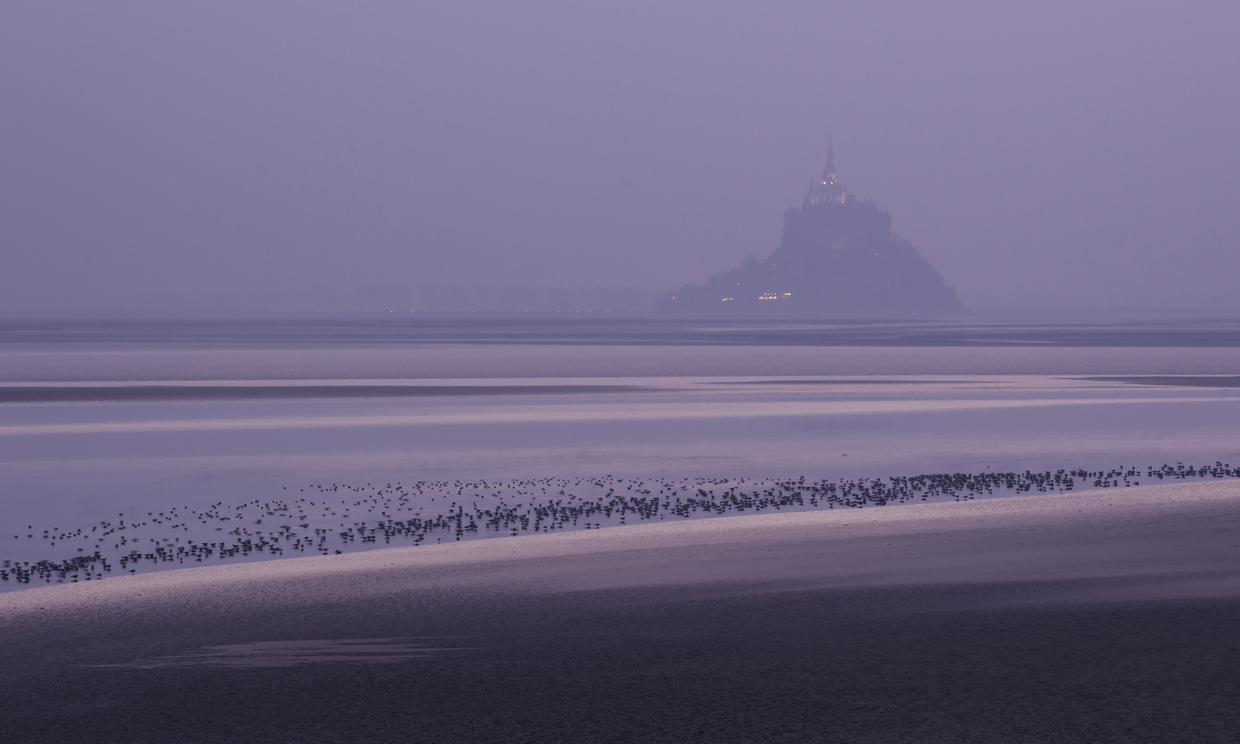 Mont-Saint-Michel: Abend im Watt der Normandie (I)