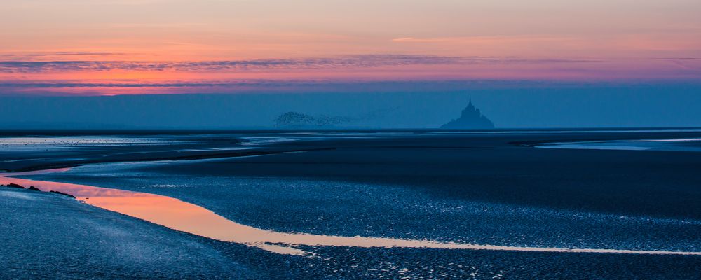 Mont-Saint-Michel: Abend im Watt der Normandie (III)