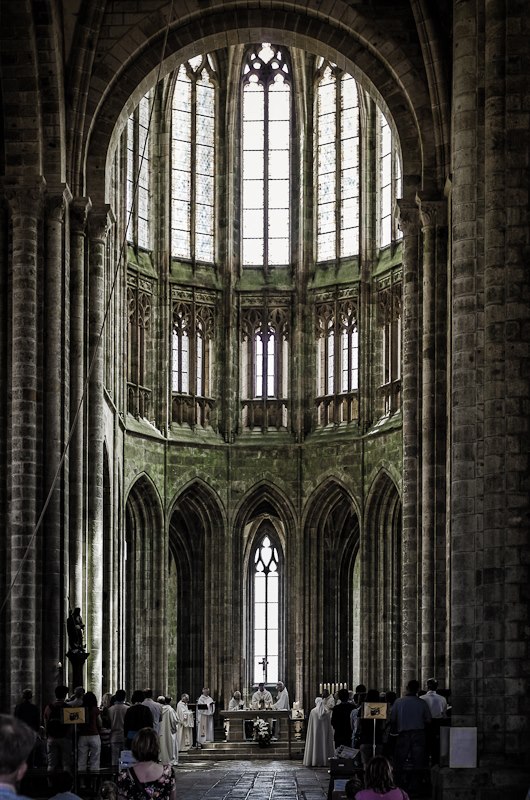 Mont Saint Michel - Abteikirche