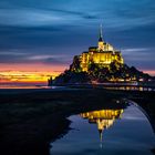 Mont-Saint-Michel am Abend