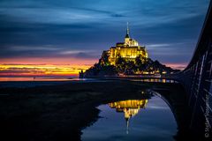 Mont-Saint-Michel am Abend