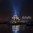 Mont Saint Michel bay night