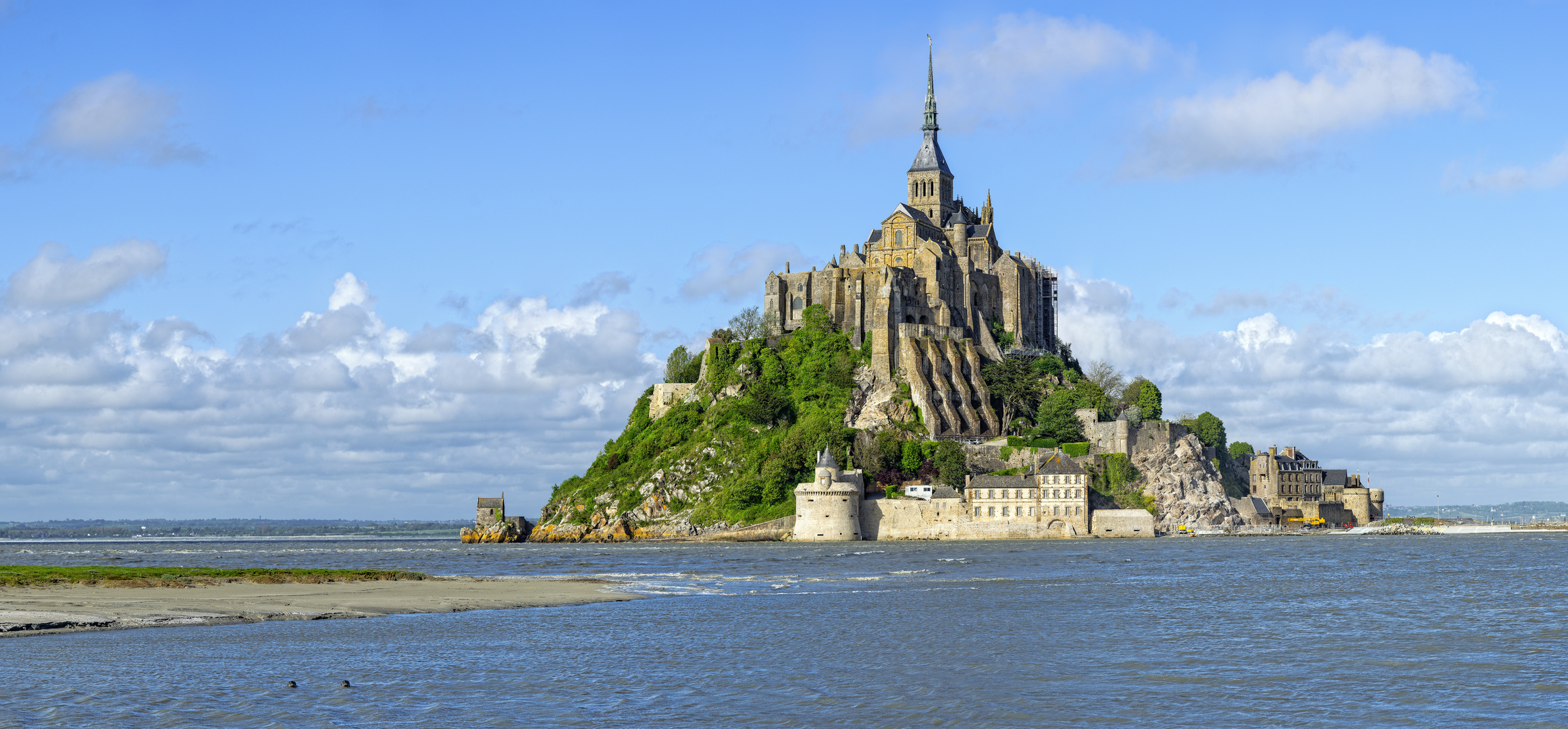 Mont Saint Michel bei Flut