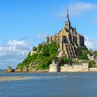 Mont Saint Michel bei Flut