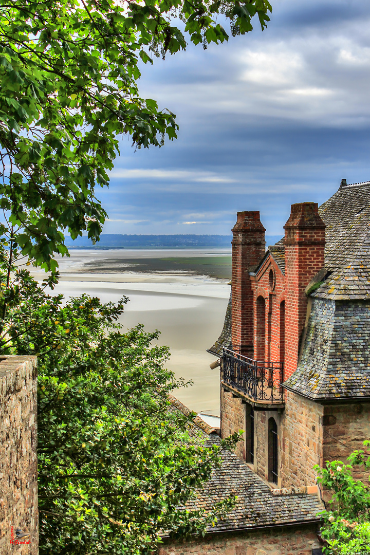 Mont-Saint-Michel - Blick auf's Festland