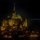 Mont Saint-Michel by night