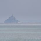 Mont Saint Michel dans la brume