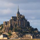 Mont Saint-Michel im Abendlicht