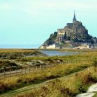 Mont-Saint-Michel in Normandie, France..