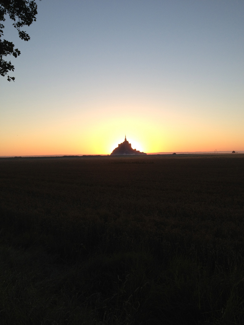 Mont Saint Michel in the morning