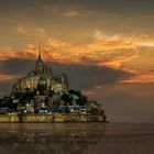 Mont Saint Michel Sunset