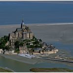 Mont-Saint-Michel von Süd - Westen