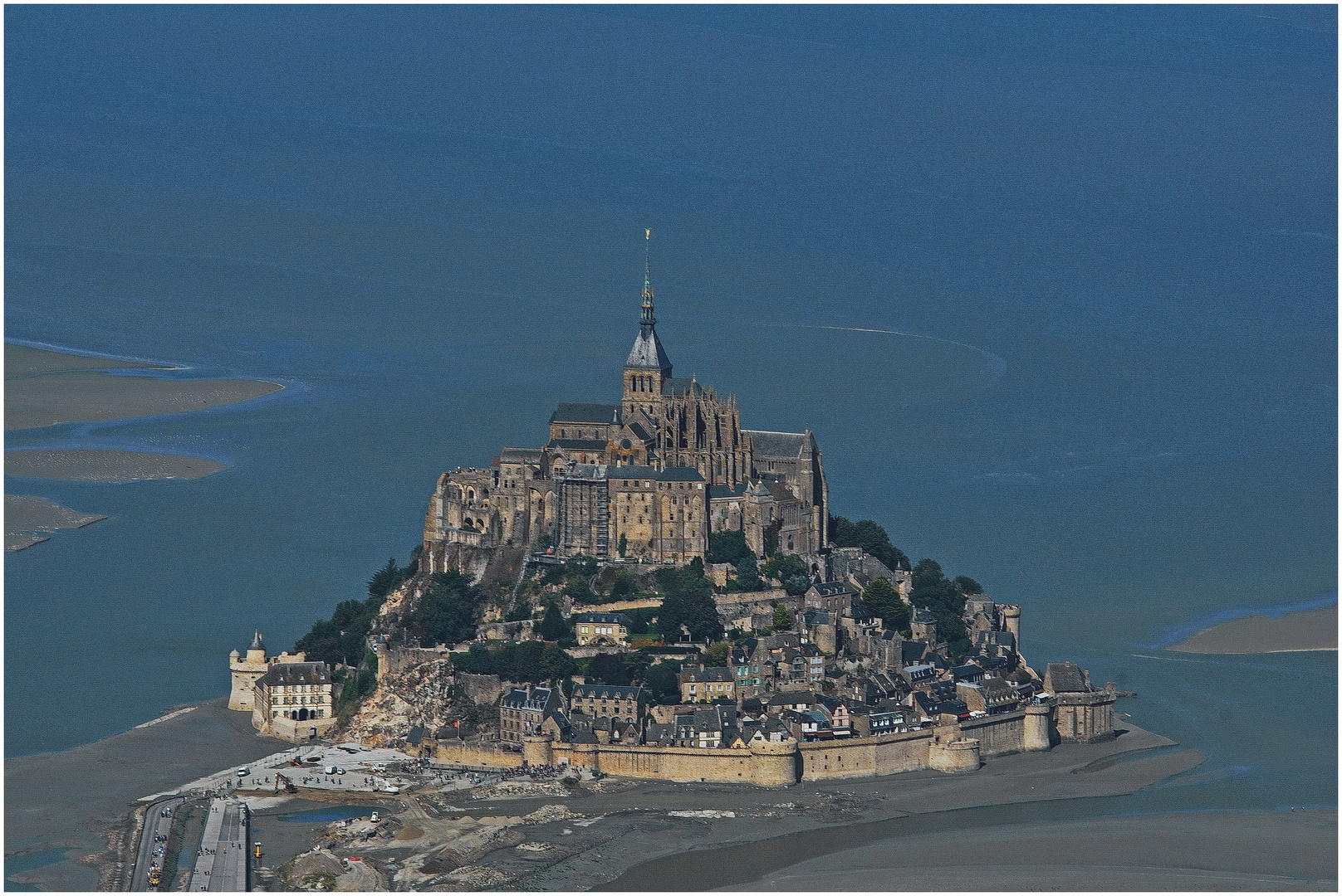 Mont-Saint-Michel von Süden,