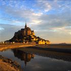 Mont Saint Michel's golden dawn