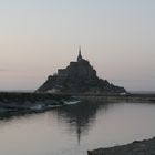 Mont st Michel au crépuscule