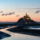 Mont St. Michel bei Nacht