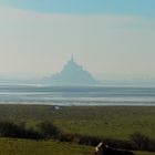 Mont st Michel dans la brume