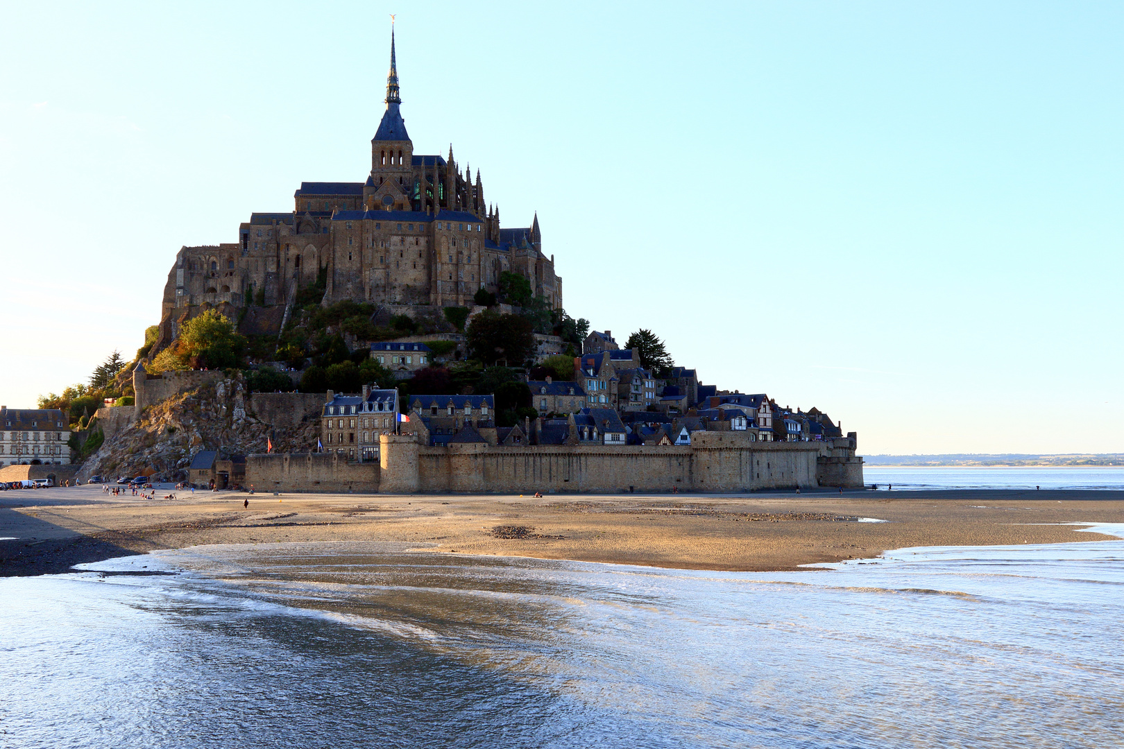 Mont St Michel en début de soirée