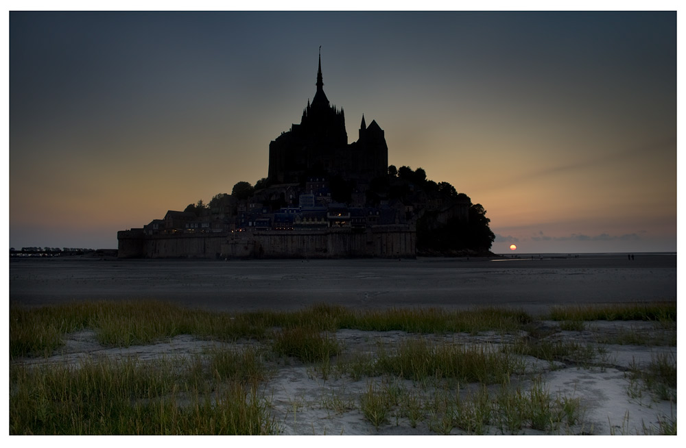 Mont St Michel, leider bei Ebbe