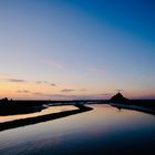 Mont St. Michel Sonnenuntergang