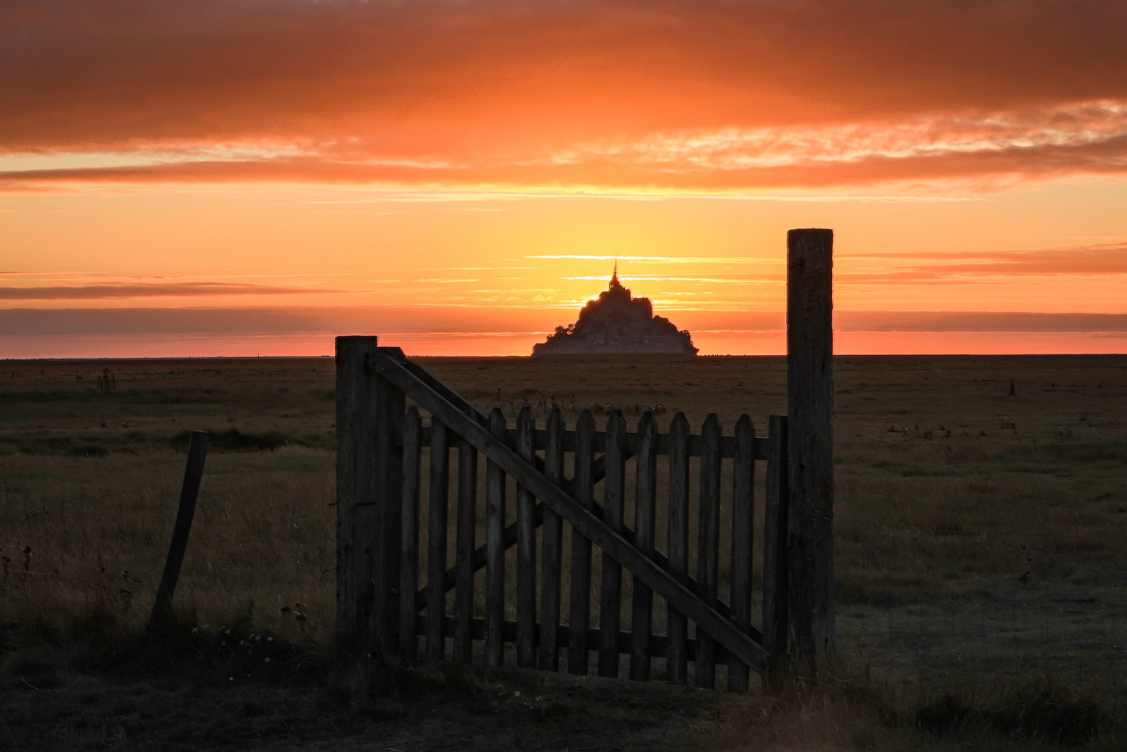 Mont St Michel Sunset