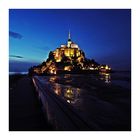 Mont St. Michel und sein Spiegelbild