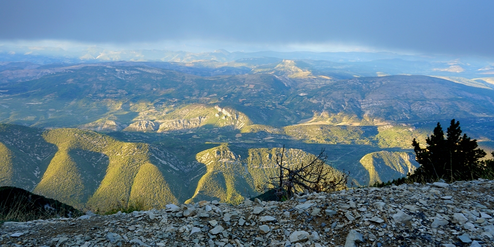 Mont Ventoux, Blick nach Norden