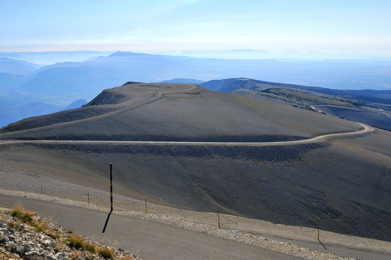 Mont Ventoux - Rückseite, mit Blickrichtung Süden.