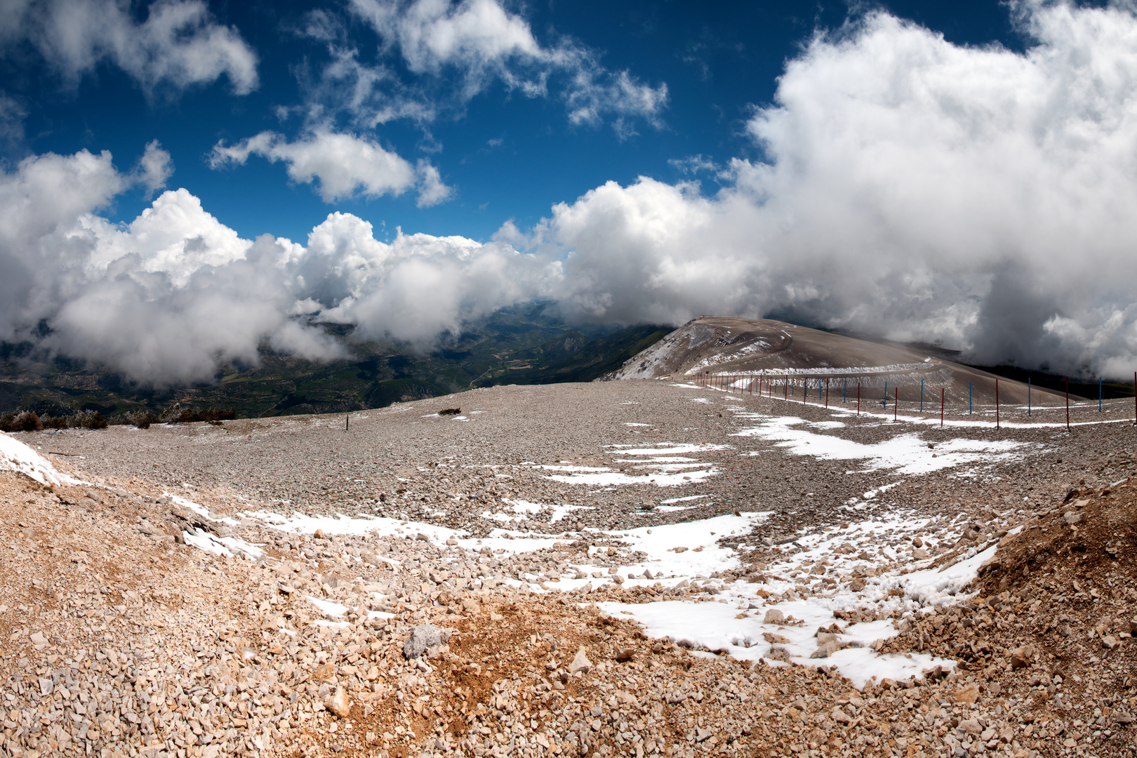 Mont Ventoux - Sommer und Schnee