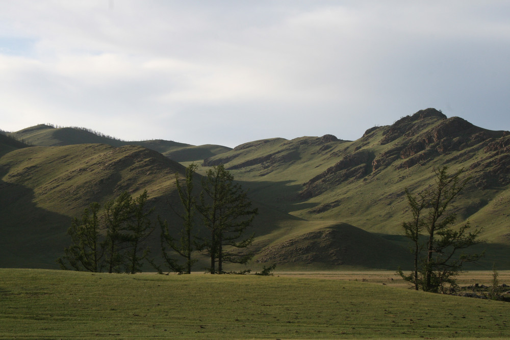 montañas de mongolia