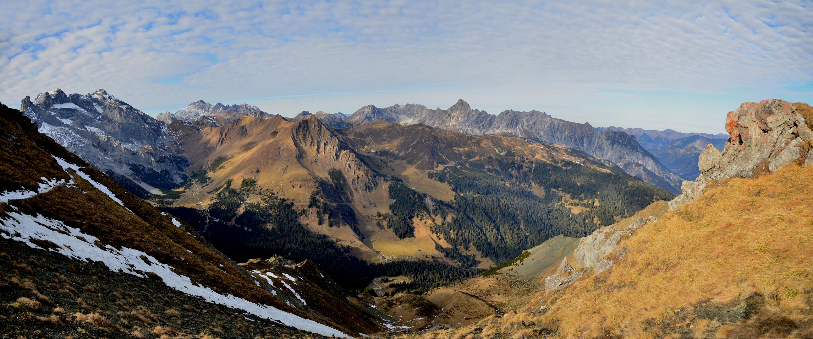 Montafon im späten Spätherbst