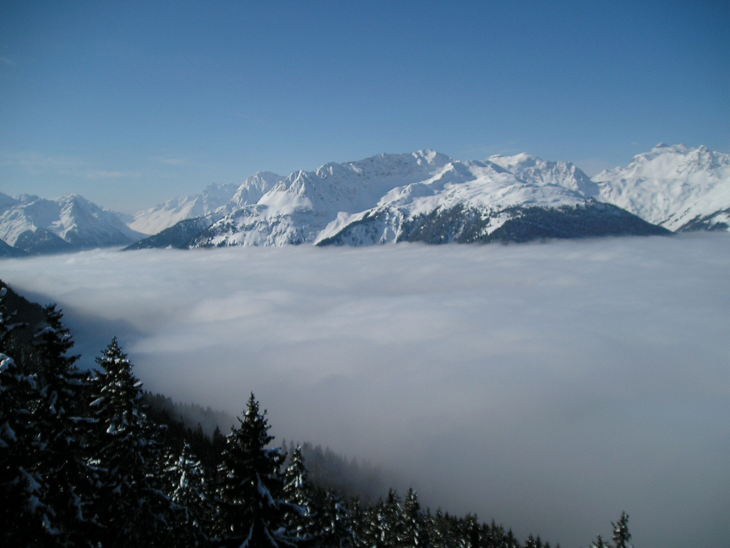 Montafon Tal im Nebel 1