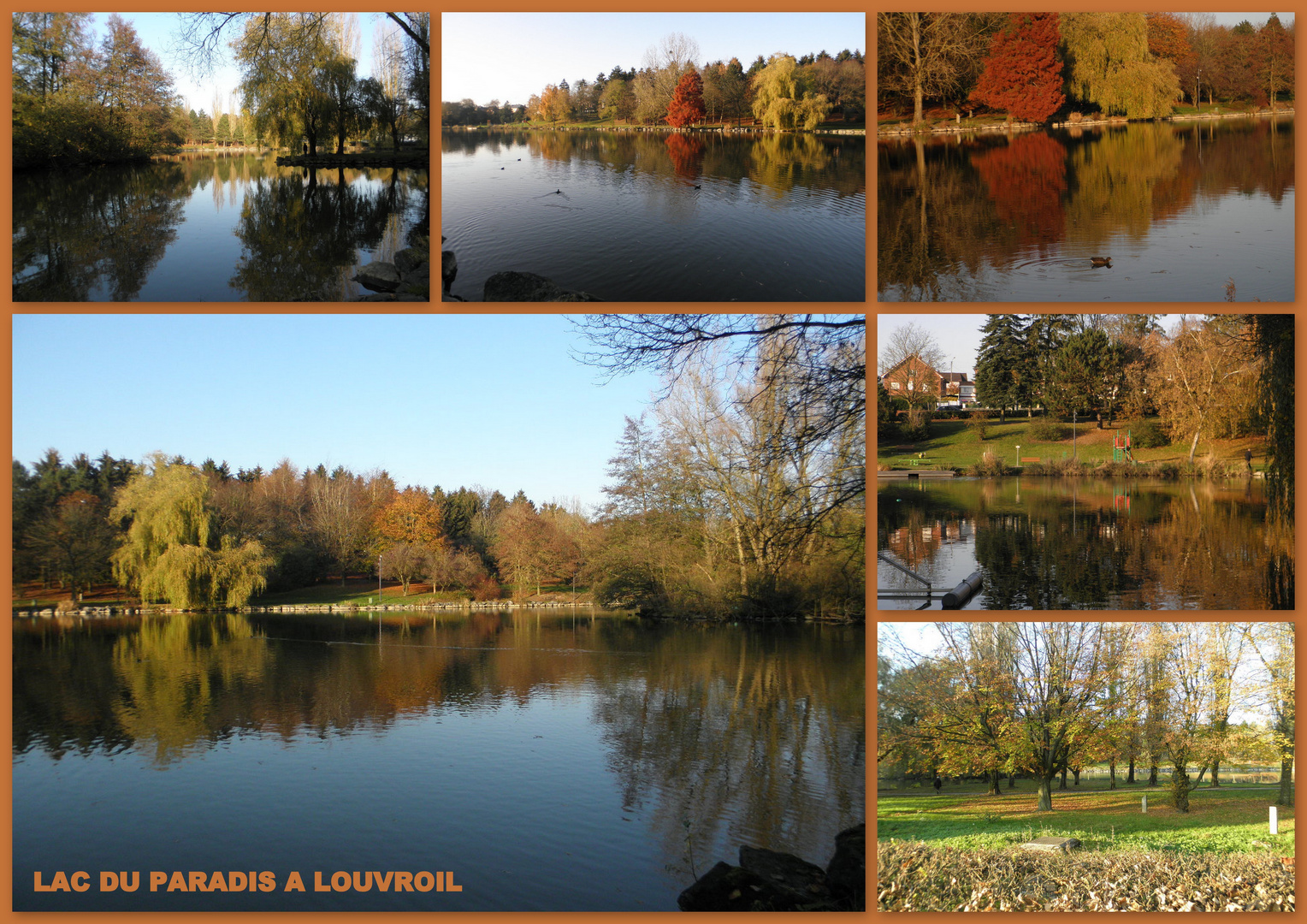 montage sur le lac du paradis à LOUVROIL s