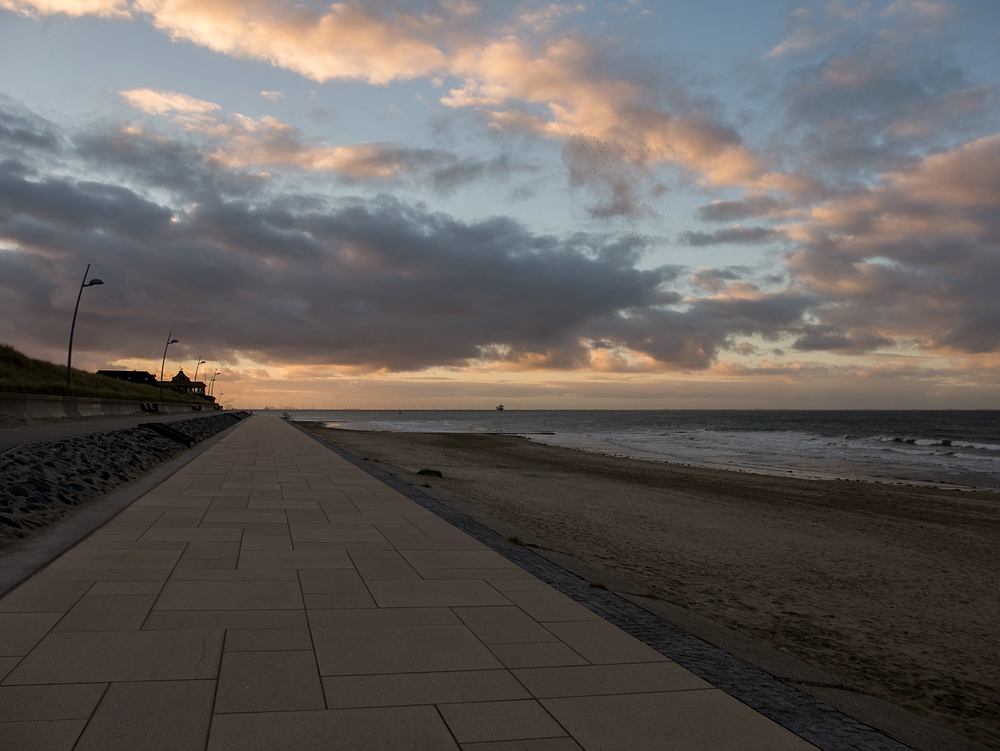 Montagmorgen auf der Promenade