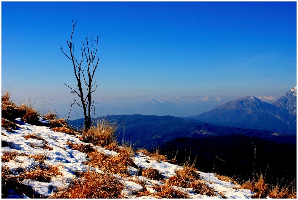 montagna d'inverno