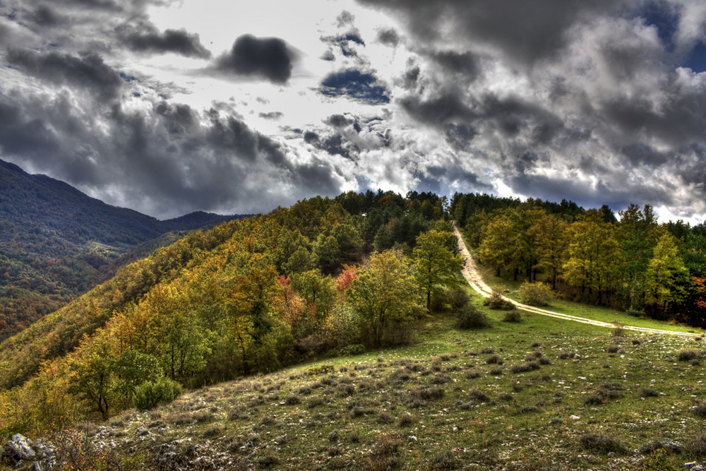 Montagna in HDR
