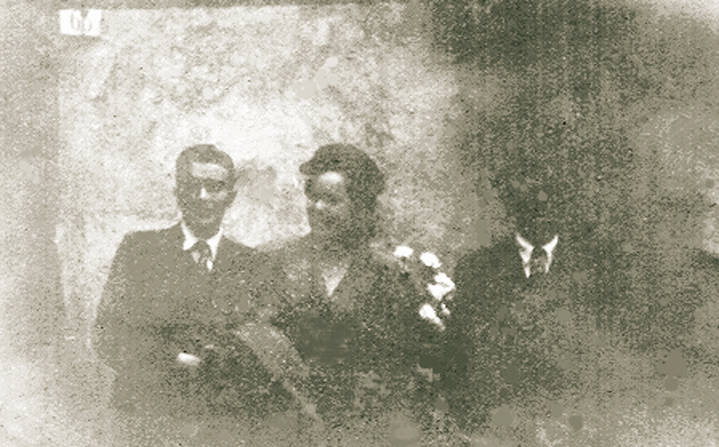 Montagna Pistoiese - Bardalone - l'unica foto del matrimonio di Adelmo e Maria Luisa