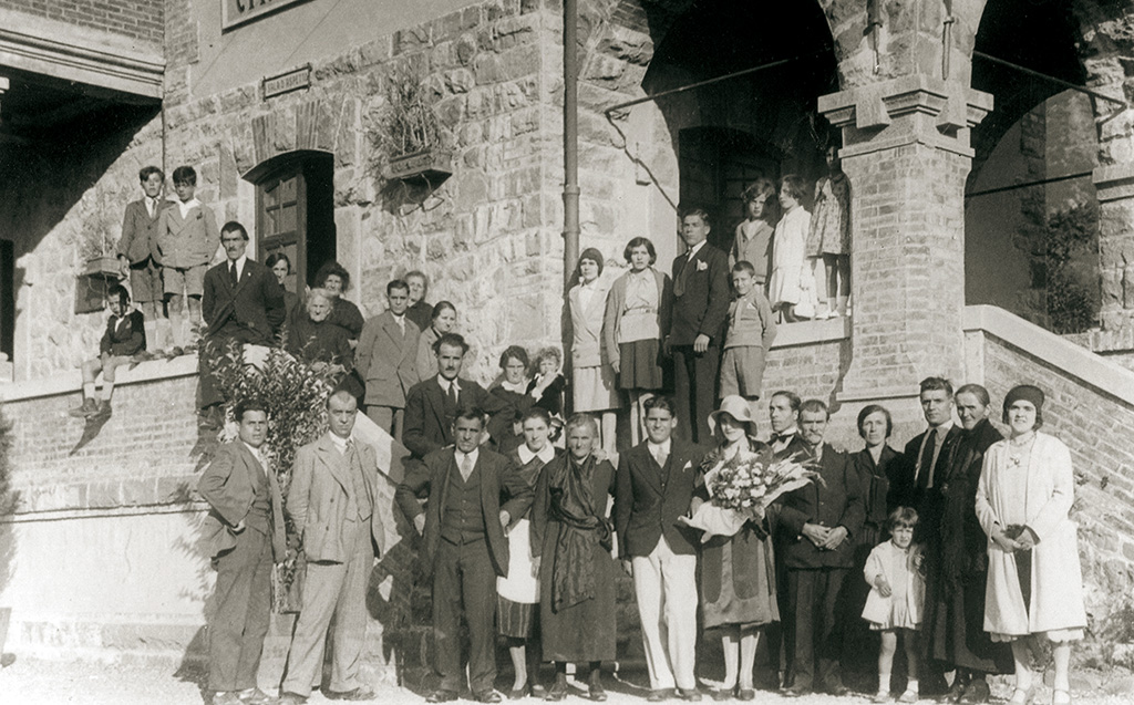 Montagna Pistoiese - MAresca - Stazione Fap - gli sposi PIlade e Marianna