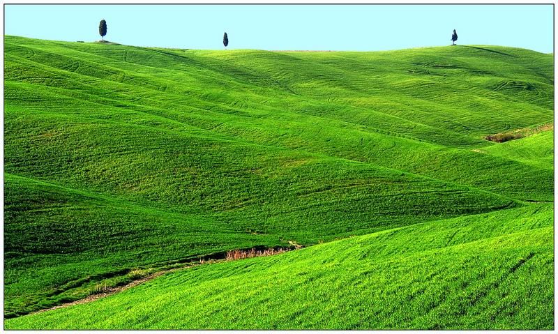 montagna verde