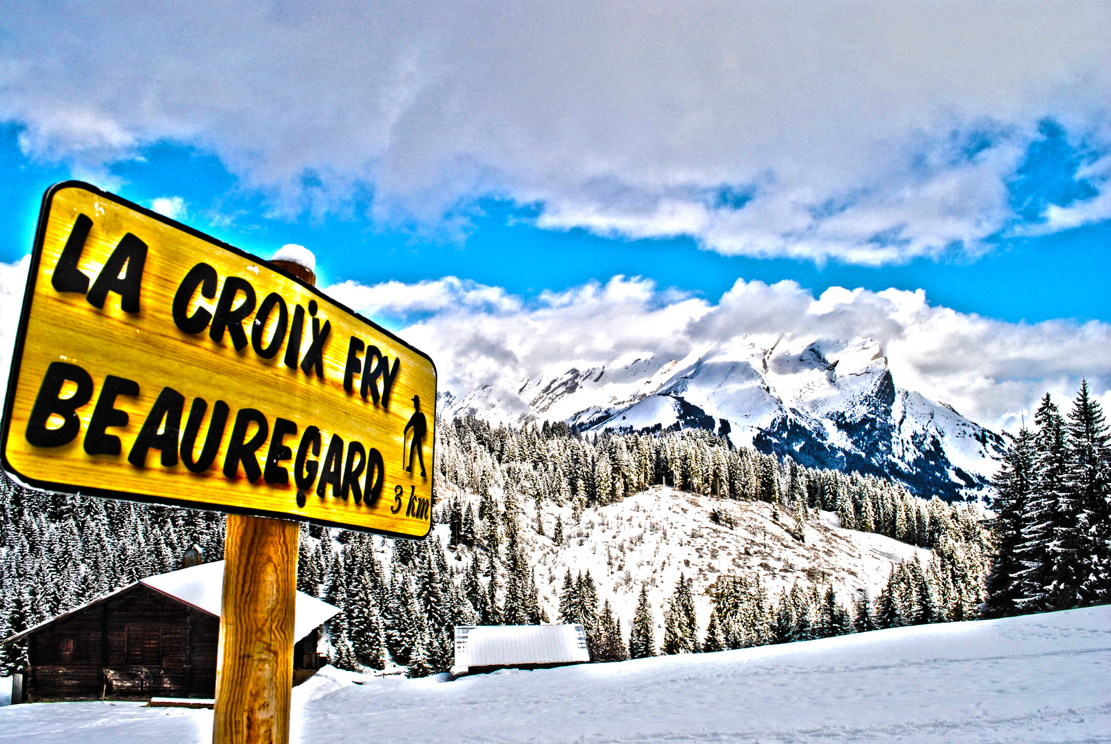 Montagne en HDR