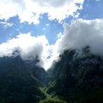 Montagne suisse après l'orage