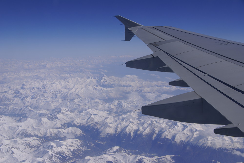 Montagne vue d'avion